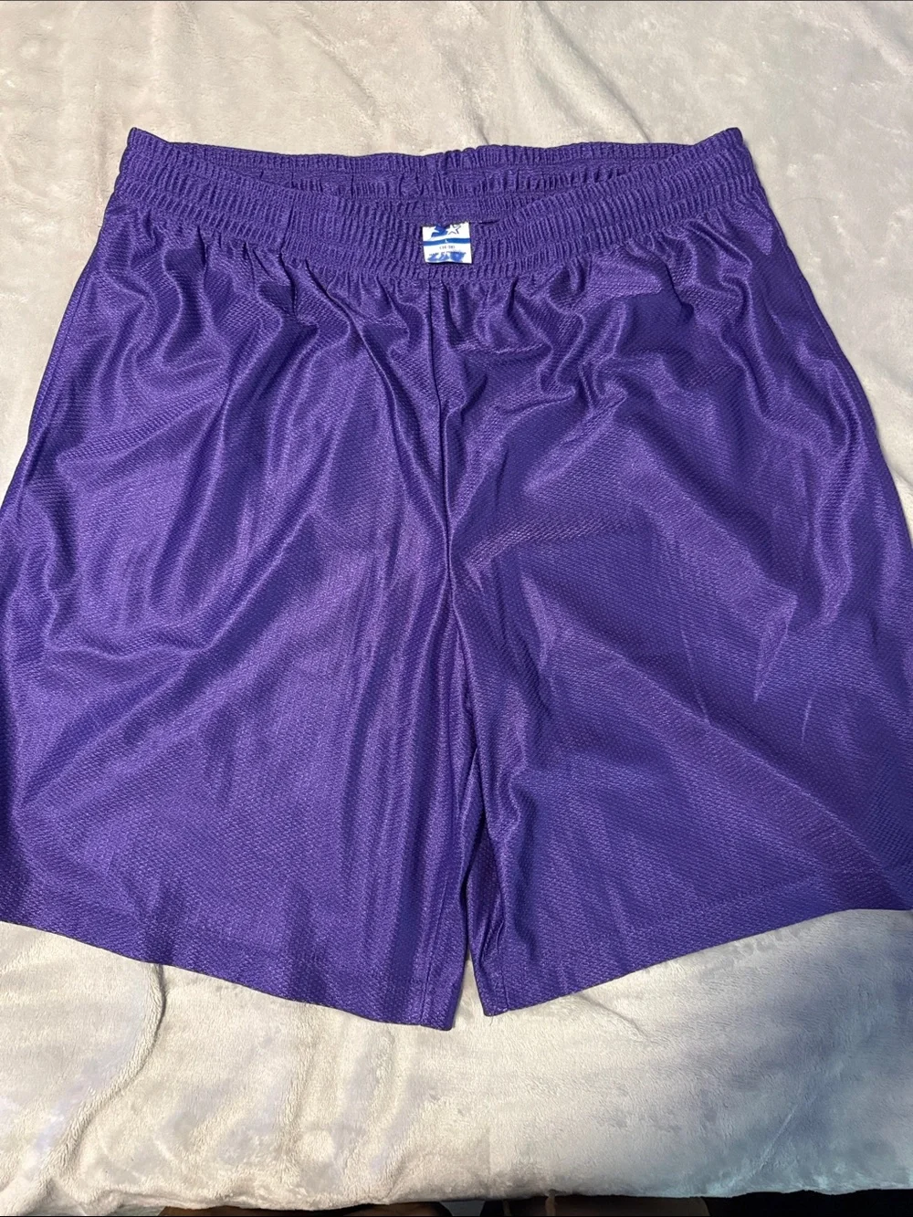 Starter L 36-38 Men's Athletic Mesh Shorts - Purple